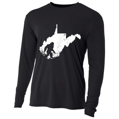 Bigfoot Sasquatch Sighted In State Of West Virginia Bigfoot Cooling Performance Long Sleeve Crew
