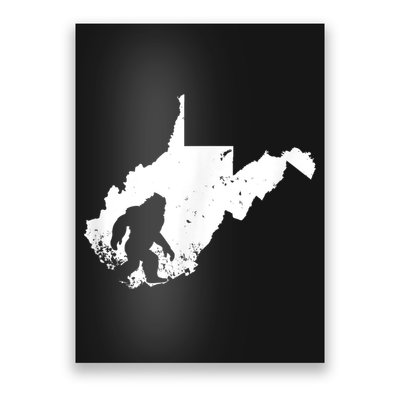 Bigfoot Sasquatch Sighted In State Of West Virginia Bigfoot Poster