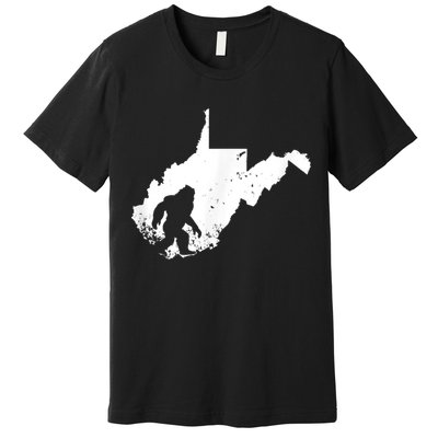 Bigfoot Sasquatch Sighted In State Of West Virginia Bigfoot Premium T-Shirt