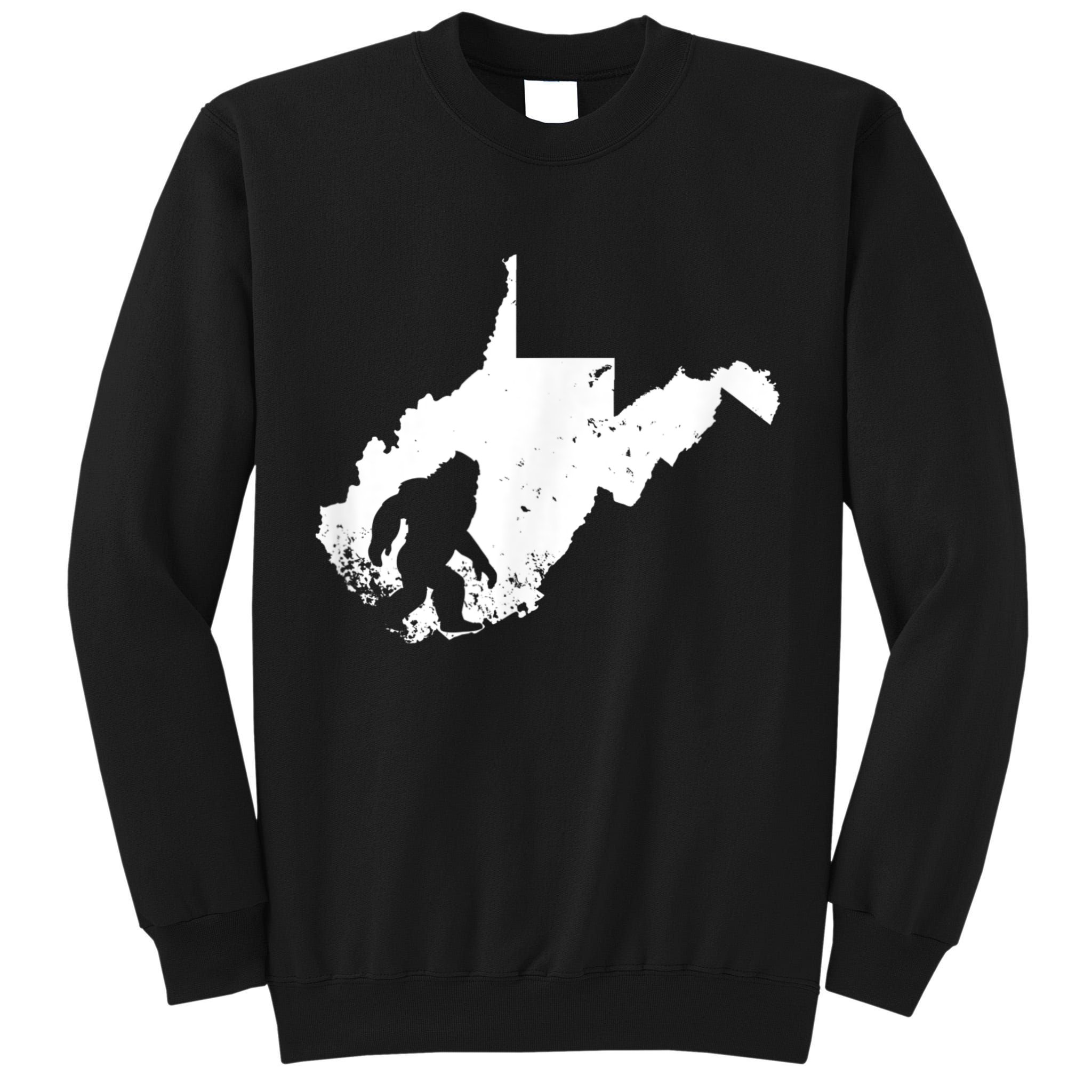 Bigfoot Sasquatch Sighted In State Of West Virginia Bigfoot Tall Sweatshirt
