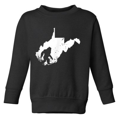 Bigfoot Sasquatch Sighted In State Of West Virginia Bigfoot Toddler Sweatshirt
