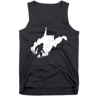 Bigfoot Sasquatch Sighted In State Of West Virginia Bigfoot Tank Top
