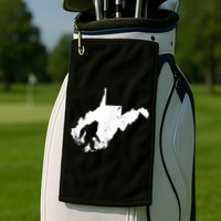 Bigfoot Sasquatch Sighted In State Of West Virginia Bigfoot Golf Towel