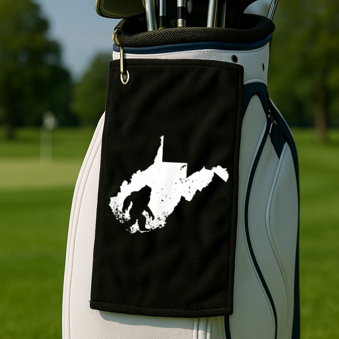 Bigfoot Sasquatch Sighted In State Of West Virginia Bigfoot Golf Towel
