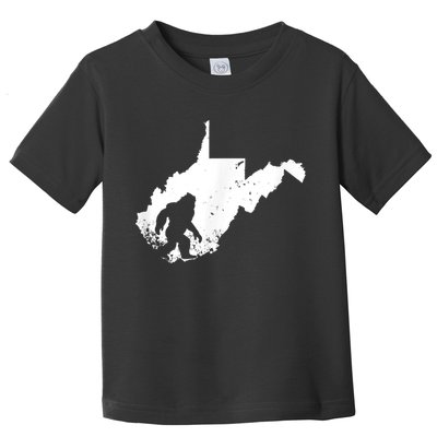 Bigfoot Sasquatch Sighted In State Of West Virginia Bigfoot Toddler T-Shirt