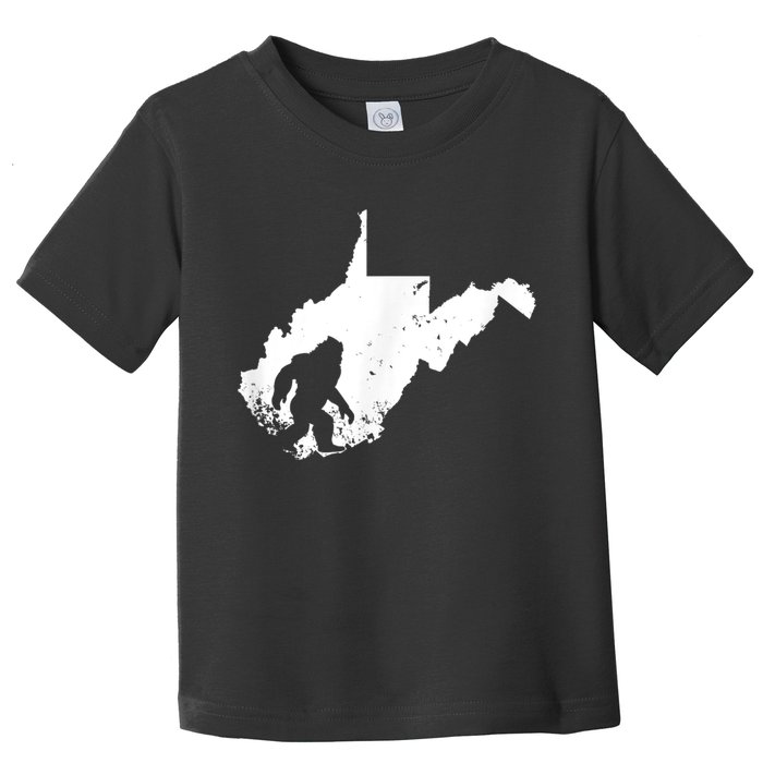 Bigfoot Sasquatch Sighted In State Of West Virginia Bigfoot Toddler T-Shirt
