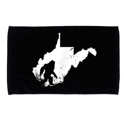 Bigfoot Sasquatch Sighted In State Of West Virginia Bigfoot Microfiber Hand Towel