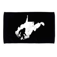Bigfoot Sasquatch Sighted In State Of West Virginia Bigfoot Microfiber Hand Towel