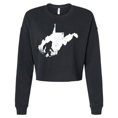 Bigfoot Sasquatch Sighted In State Of West Virginia Bigfoot Cropped Pullover Crew