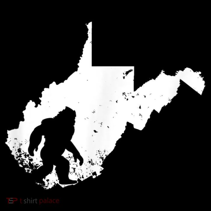 Bigfoot Sasquatch Sighted In State Of West Virginia Bigfoot Cropped Pullover Crew
