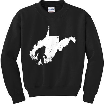 Bigfoot Sasquatch Sighted In State Of West Virginia Bigfoot Kids Sweatshirt