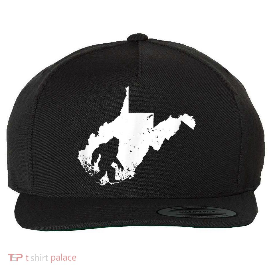 Bigfoot Sasquatch Sighted In State Of West Virginia Bigfoot Wool Snapback Cap
