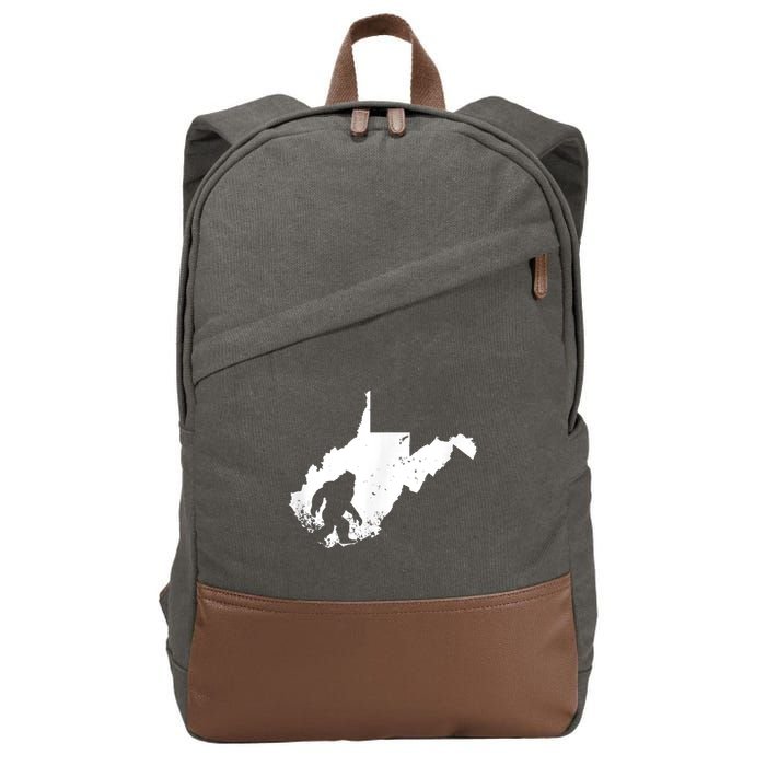 Bigfoot Sasquatch Sighted In State Of West Virginia Bigfoot Cotton Canvas Backpack