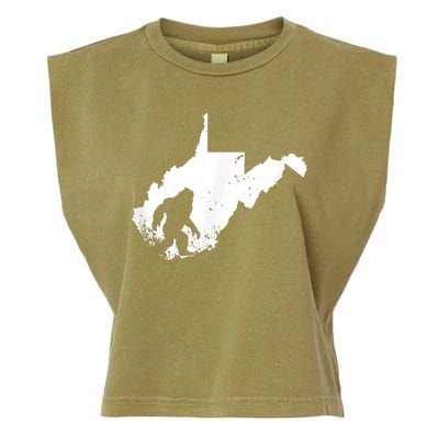 Bigfoot Sasquatch Sighted In State Of West Virginia Bigfoot Garment-Dyed Women's Muscle Tee