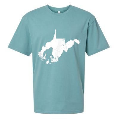 Bigfoot Sasquatch Sighted In State Of West Virginia Bigfoot Sueded Cloud Jersey T-Shirt