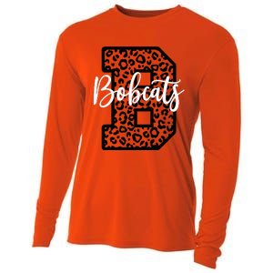 Bobcats School Spirit Leopard Sport Fan Game Day Cooling Performance Long Sleeve Crew