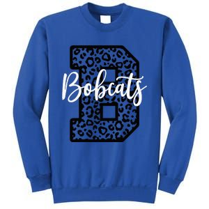 Bobcats School Spirit Leopard Sport Fan Game Day Sweatshirt