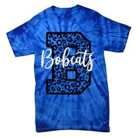 Bobcats School Spirit Leopard Sport Fan Game Day Tie-Dye T-Shirt