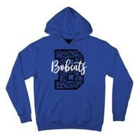 Bobcats School Spirit Leopard Sport Fan Game Day Tall Hoodie