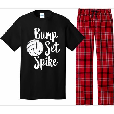 Bump Set Spike Volleyball Great Gift Player Team Pajama Set