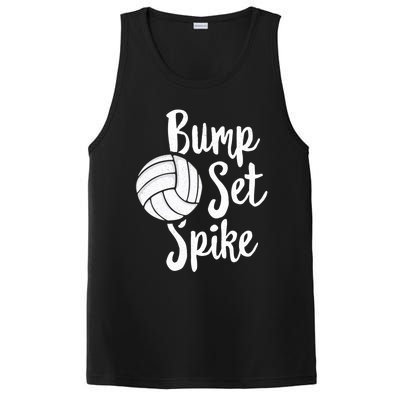 Bump Set Spike Volleyball Great Gift Player Team PosiCharge Competitor Tank