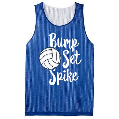 Bump Set Spike Volleyball Great Gift Player Team Mesh Reversible Basketball Jersey Tank