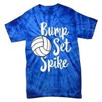 Bump Set Spike Volleyball Great Gift Player Team Tie-Dye T-Shirt