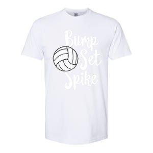 Bump Set Spike Volleyball Great Gift Player Team Softstyle CVC T-Shirt