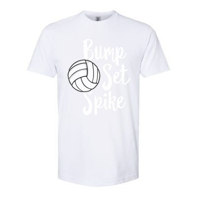 Bump Set Spike Volleyball Great Gift Player Team Softstyle CVC T-Shirt