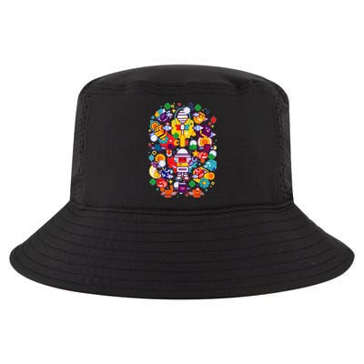 Bee Swarm Simulator Merch Stylized Beekeeper Cool Comfort Performance Bucket Hat