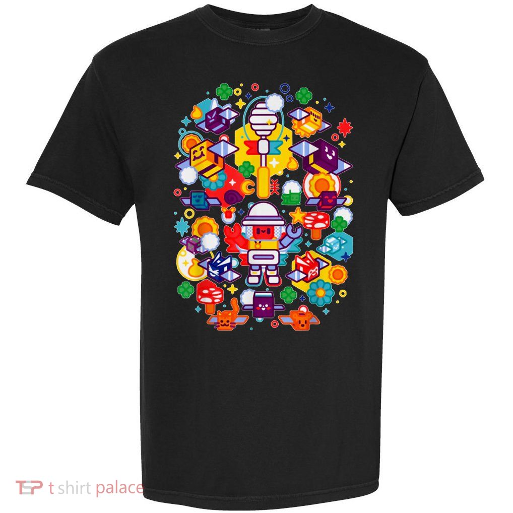 Bee Swarm Simulator Merch Stylized Beekeeper Garment-Dyed Heavyweight T-Shirt