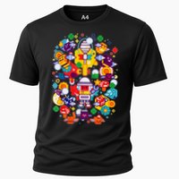 Bee Swarm Simulator Merch Stylized Beekeeper Cooling Performance Crew T-Shirt