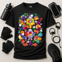 Bee Swarm Simulator Merch Stylized Beekeeper Cooling Performance Crew T-Shirt