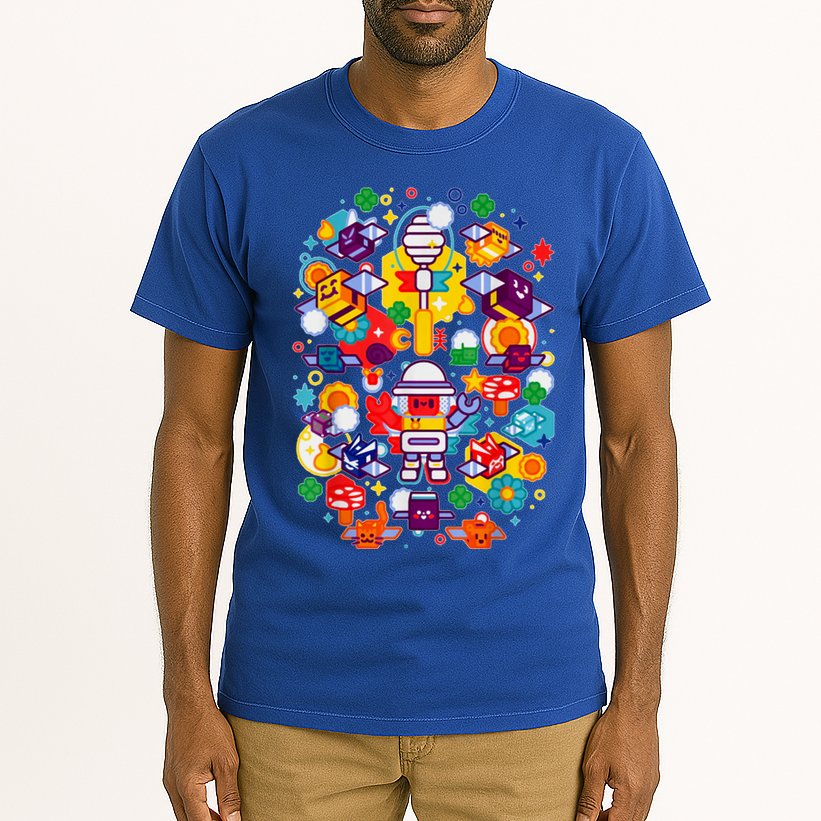 Bee Swarm Simulator Merch Stylized Beekeeper Tall T-Shirt