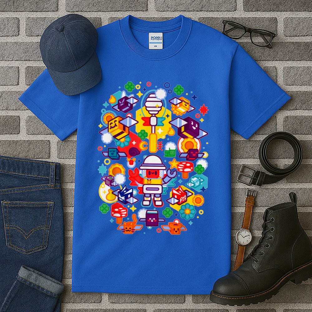 Bee Swarm Simulator Merch Stylized Beekeeper Tall T-Shirt