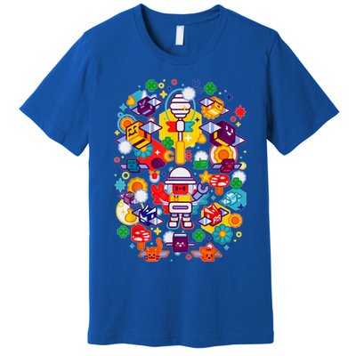 Bee Swarm Simulator Merch Stylized Beekeeper Premium T-Shirt