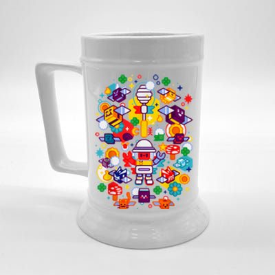 Bee Swarm Simulator Merch Stylized Beekeeper Beer Stein