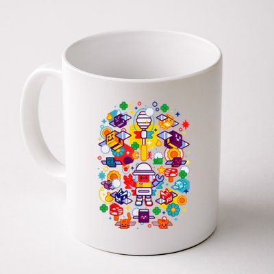 Bee Swarm Simulator Merch Stylized Beekeeper Coffee Mug