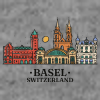 Basel Switzerland Skyline Sustainable Beanie