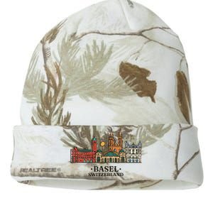 Basel Switzerland Skyline Kati Licensed 12" Camo Beanie