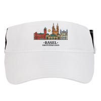 Basel Switzerland Skyline Adult Drive Performance Visor