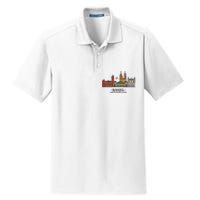 Basel Switzerland Skyline Dry Zone Grid Polo