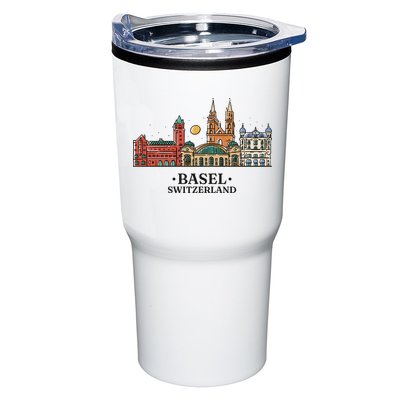 Basel Switzerland Skyline Tumbler