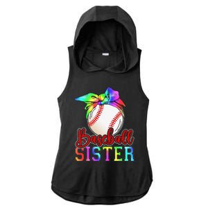 Baseball Sister Shirt Leopard Heart Mothers Day Girls  Ladies PosiCharge Tri-Blend Wicking Draft Hoodie Tank