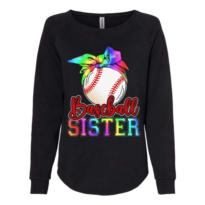 Baseball Sister Shirt Leopard Heart Mothers Day Girls  Womens California Wash Sweatshirt