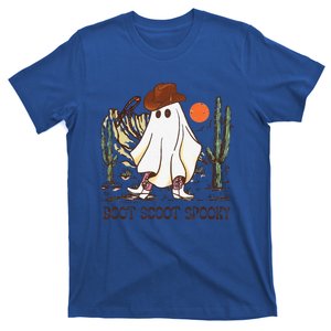 Boot Scoot Spooky Ghost Western Cowboy Ghost Halloween T-Shirt