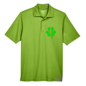 Basketball Sports St Patrick's Day Retro Shamrock Irish Gift Men's Origin Performance Pique Polo