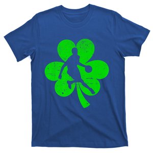 Basketball Sports St Patrick's Day Retro Shamrock Irish Gift T-Shirt