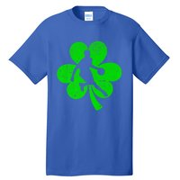 Basketball Sports St Patrick's Day Retro Shamrock Irish Gift Tall T-Shirt