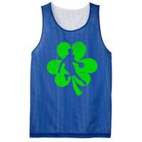 Basketball Sports St Patrick's Day Retro Shamrock Irish Gift Mesh Reversible Basketball Jersey Tank